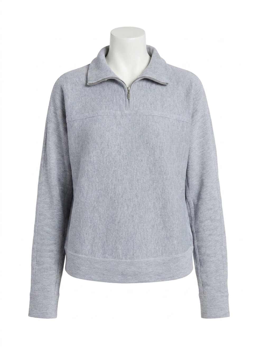 NEW LYSSE viola knit lounge sweatshirt in grey mel